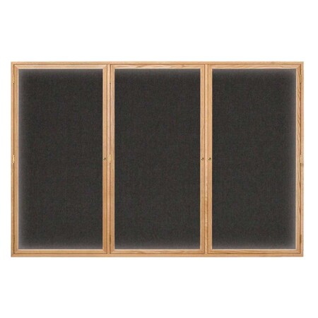 United Visual Products Open Faced Traditional Corkboard, 24x18" UV640A-BRONZE-ULTMAR